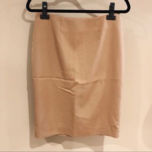 Camel Pencil Skirt